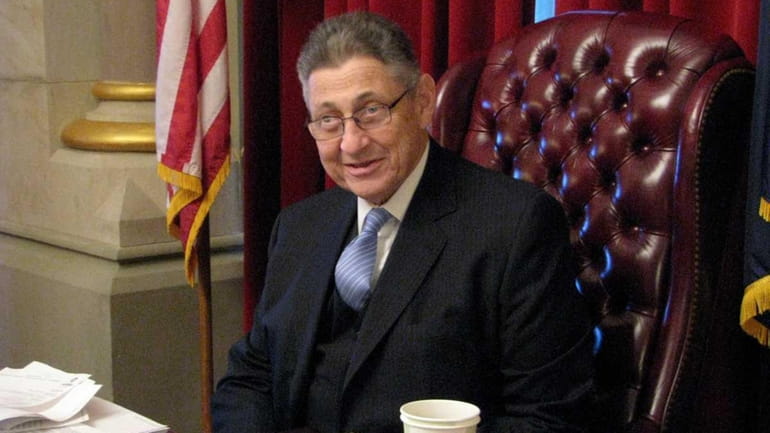 Assembly Speaker Sheldon Silver (D-Manhattan) in his office in the...