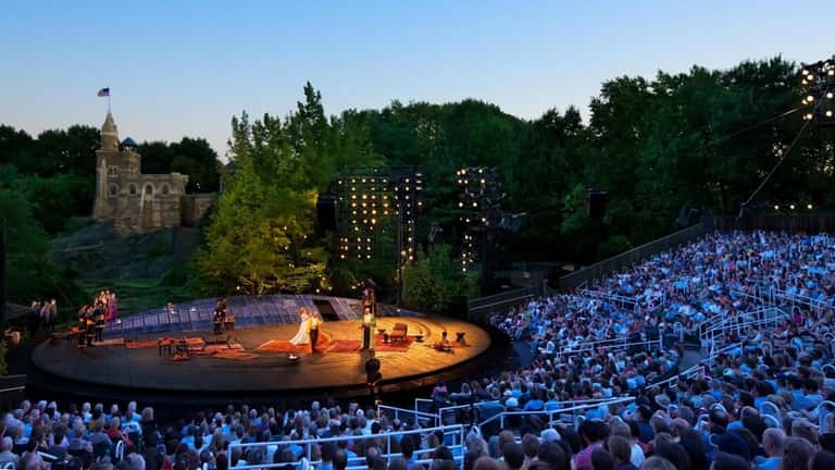 The Public Theater’s free Shakespeare in the Park production of...
