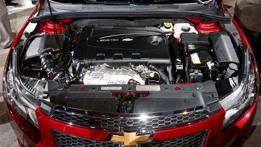 The 2014 Chevrolet Cruze Diesel engine is unveiled at the...