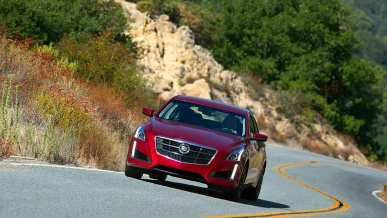The redesigned Cadillac CTS is a lower, longer, sleeker sedan...