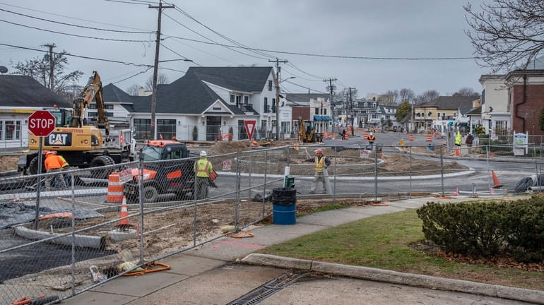 The project will fix longstanding infrastructure problems on Westhampton Beach's Main...