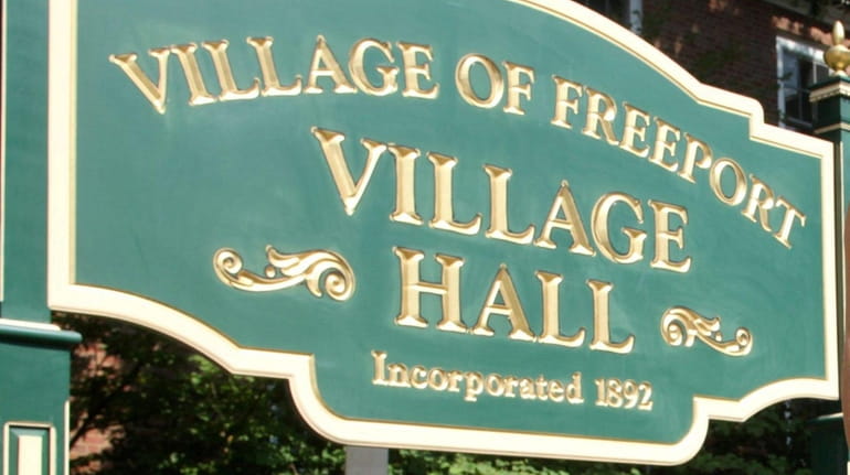Freeport Village Hall is shown in this undated photo.