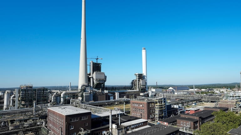 A coal-fired power station of German specialty chemicals company Evonik...