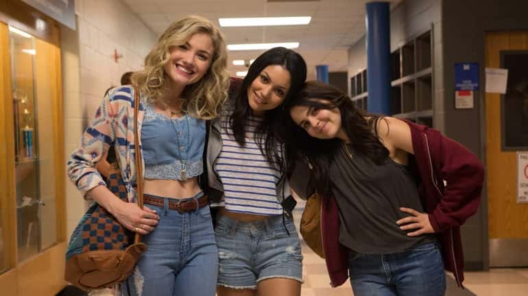 From left, Skyler Samuels, Bianca Santos and Mae Whitman in...