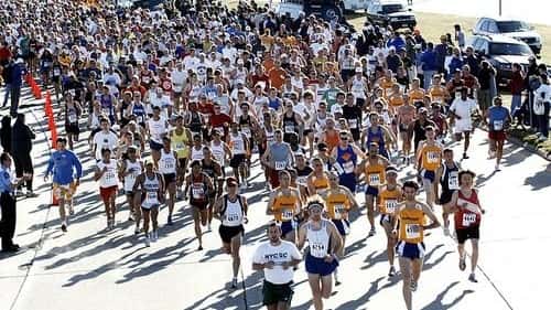 The start of the Long Island Marathon. (May 7, 2006)