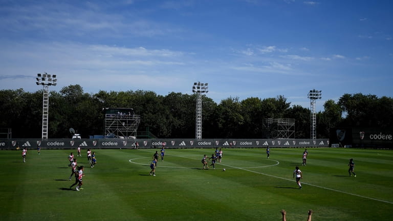 River Plate and Boca Juniors compete in a women's professional...