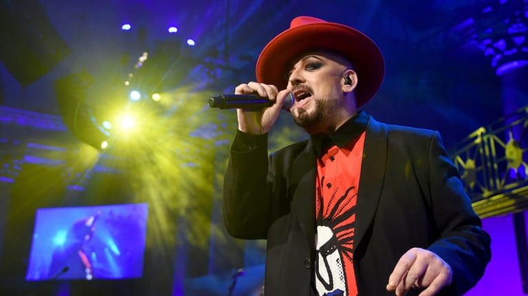  Boy George performs onstage during the Angel Ball 2019 at...