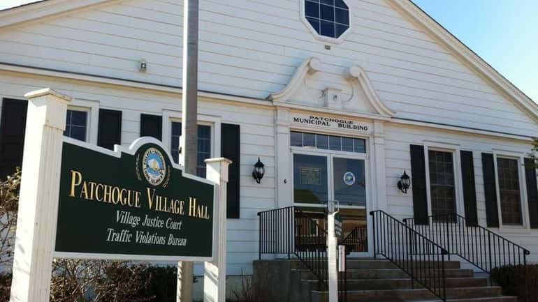 A view of Patchogue Village Hall, located at 14 Baker...