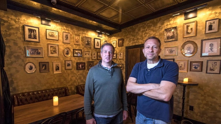 Nick and John DeVito renovated the Prohibition-era speakeasy area in...