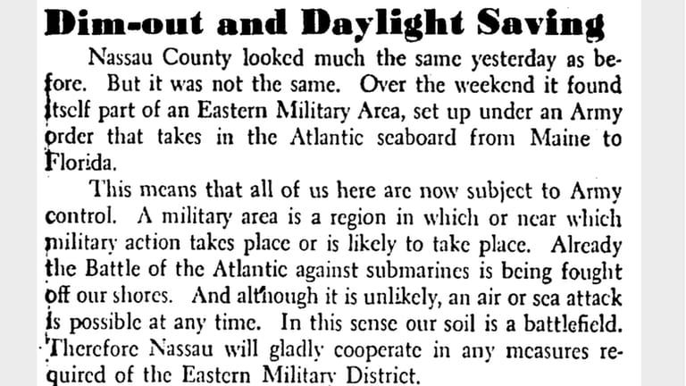 Newsday's editorial from April 28, 1942.
