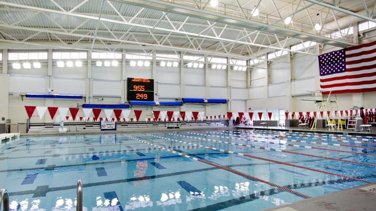 The pool at the Suffolk County Community College Health Club...