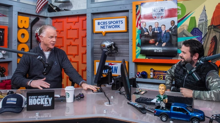WFAN morning show with Boomer Esiason and Gregg Giannotti on...