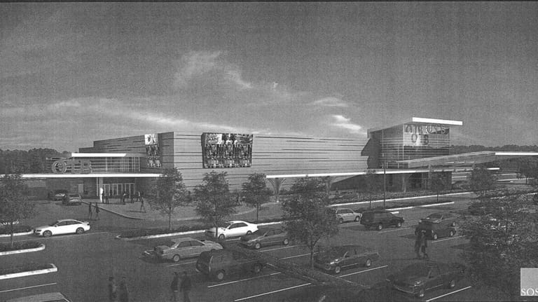An artistic rendering of the casino that Suffolk County OTB...
