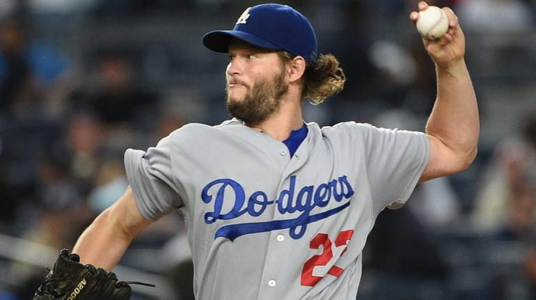 Los Angeles Dodgers starting pitcher Clayton Kershaw.
