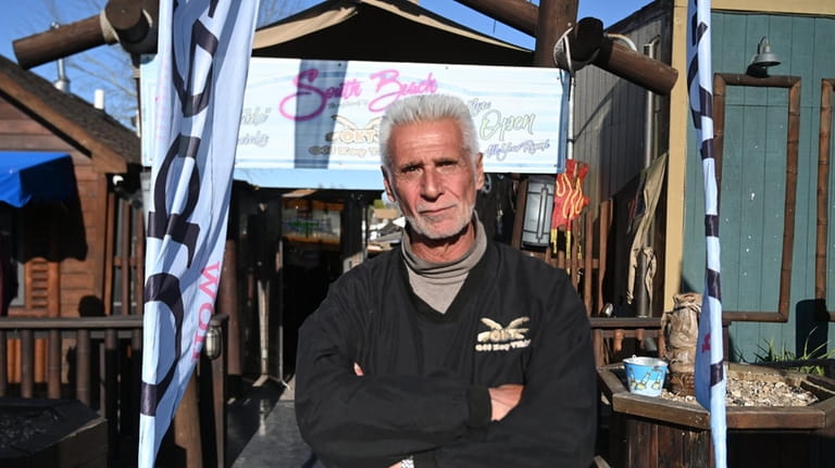 Michael Bruemmer, owner of Off Key Tikki Bar, outside his...