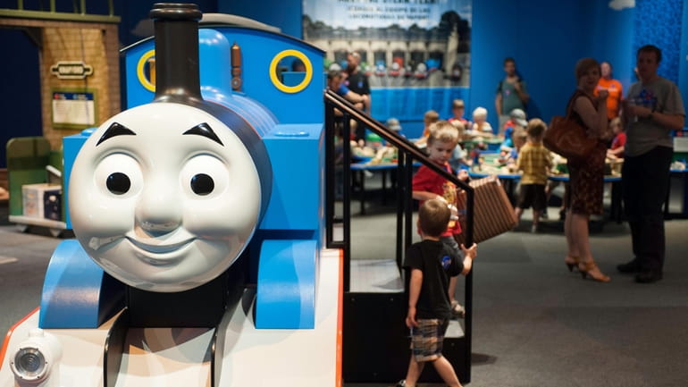 Find a "Thomas the Tank Engine" exhibit at the Long...
