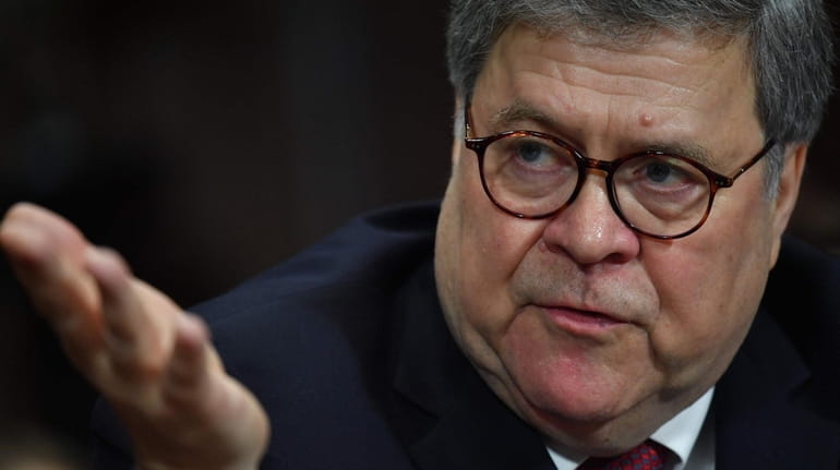 Attorney General William Barr said he was "frankly angry to...