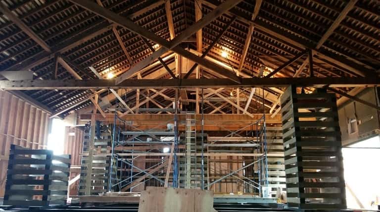 Southampton Town's renovation of the historic Tupper Boathouse includes stabilizing, lifting...