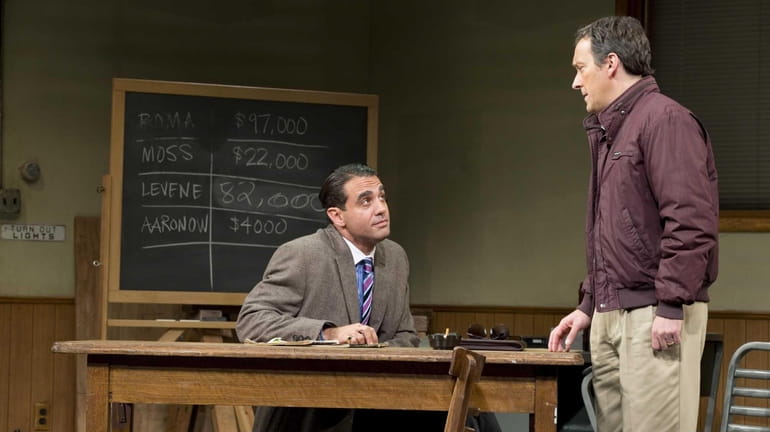 Bobby Cannavale, left, and Jeremy Shamos in a scene from...