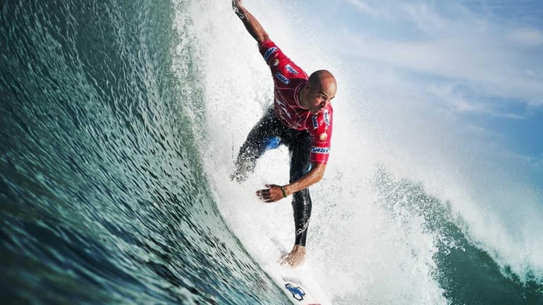 10-time world champion Kelly Slater, who will be competing in...