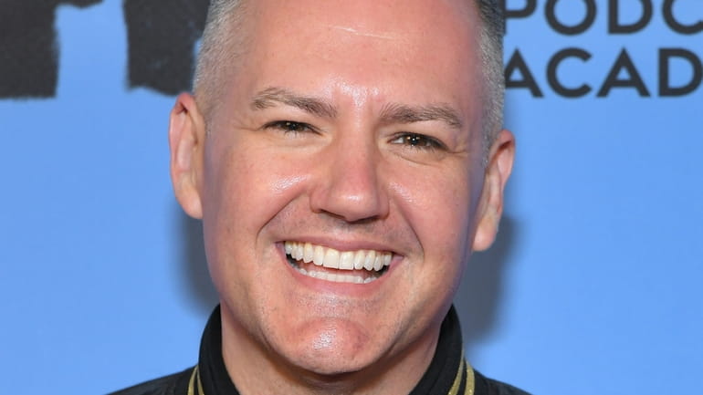 Comedian and TV personality Ross Mathews, above, said "I do"...