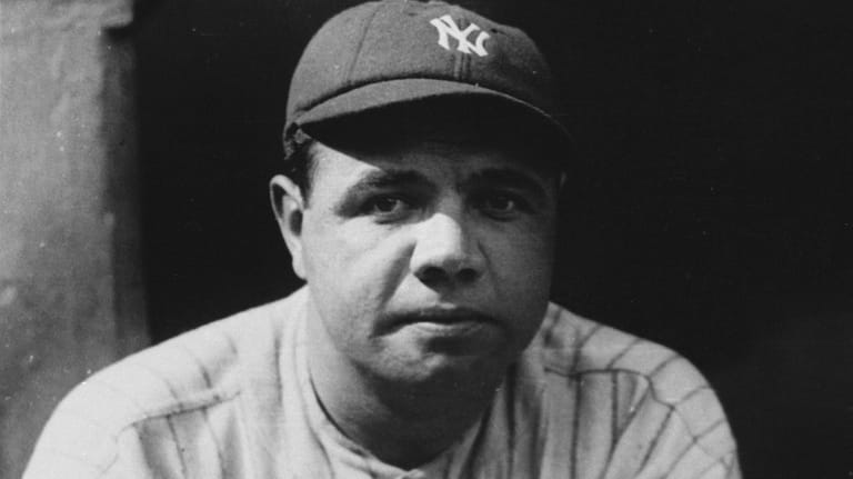 New York Yankees Babe Ruth, seen in a 1923 photo,...