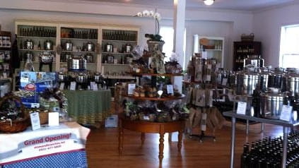 Vines & Branches in Greenport sells olive oils and vinegars.