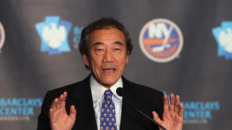New York Islanders owner Charles Wang on Oct. 24, 2012.