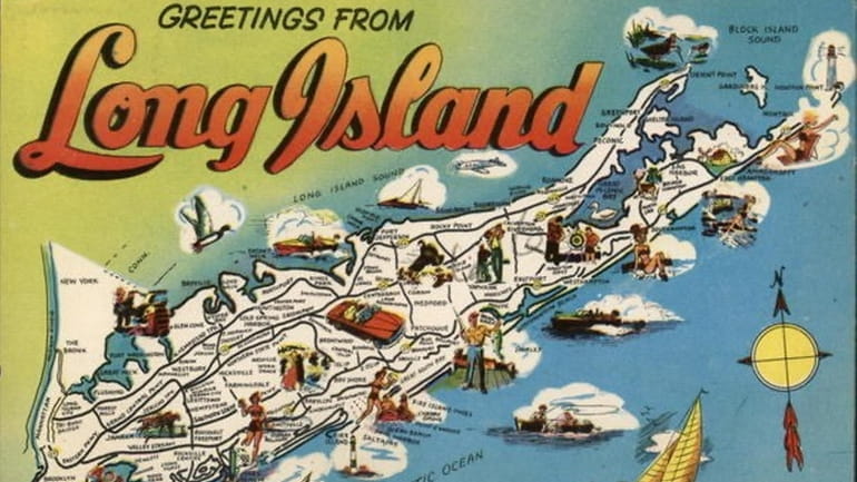 A PENNY POSTCARD VIEW OF LONG ISLAND Examination of nostalgic...