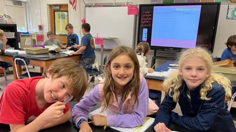 Third-graders at the Lloyd Harbor Elementary School recently learned about...
