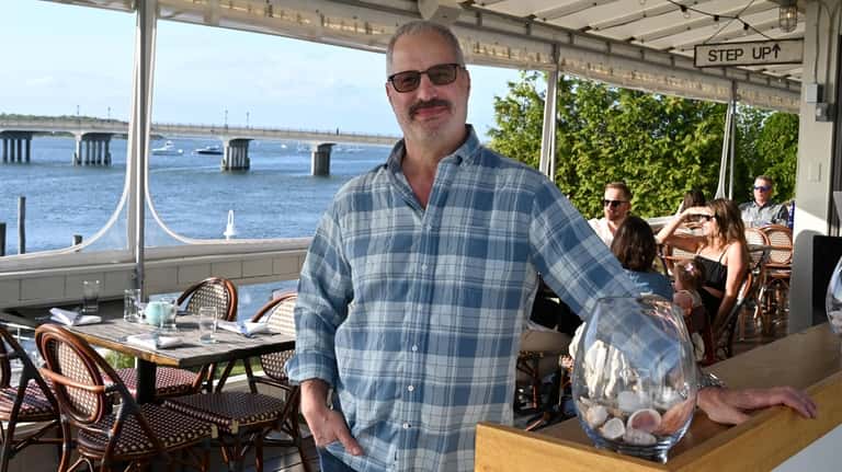 David Loewenberg, in his restaurant The Beacon in Sag Harbor, said his...
