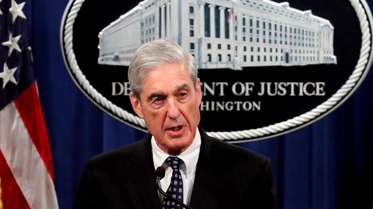 Special counsel Robert Mueller in May.