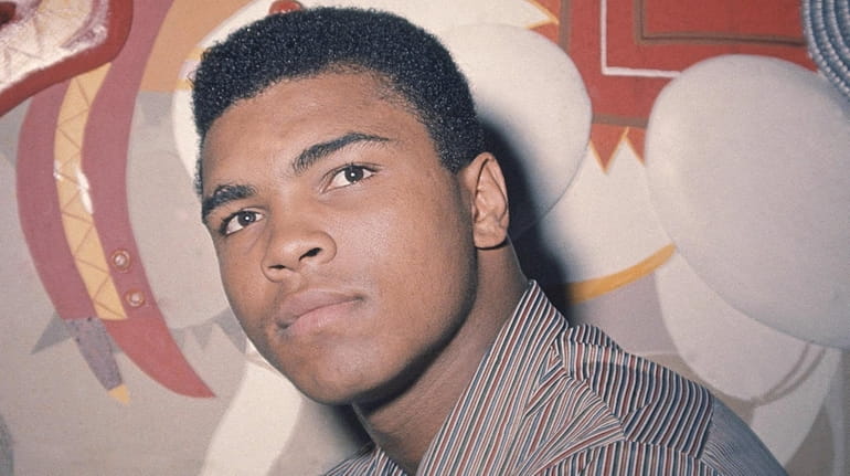 Muhammad Ali in March of 1964, around the time when...