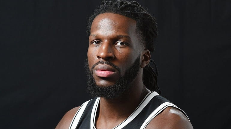 DeMarre Carroll of the Nets poses during Nets Media Day...