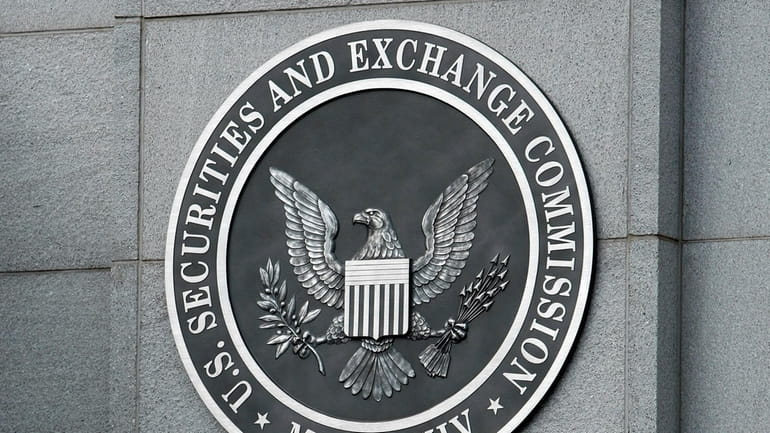 The Securities and Exchange Commission seal in Washington DC. (Photo...