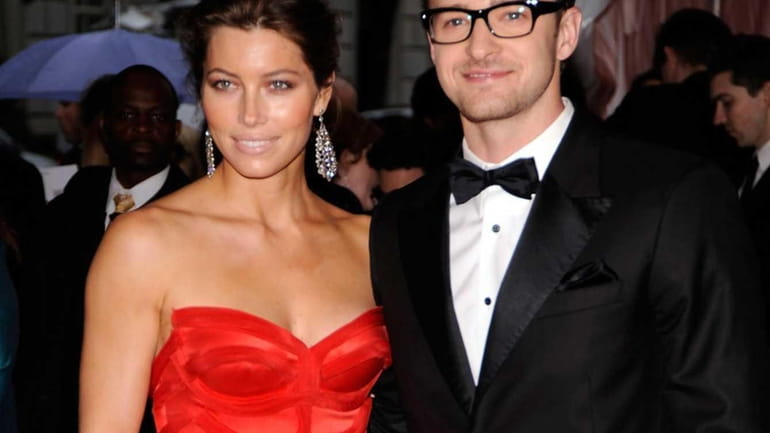 Jessica Biel and Justin Timberlake attend "The Model as Muse:...