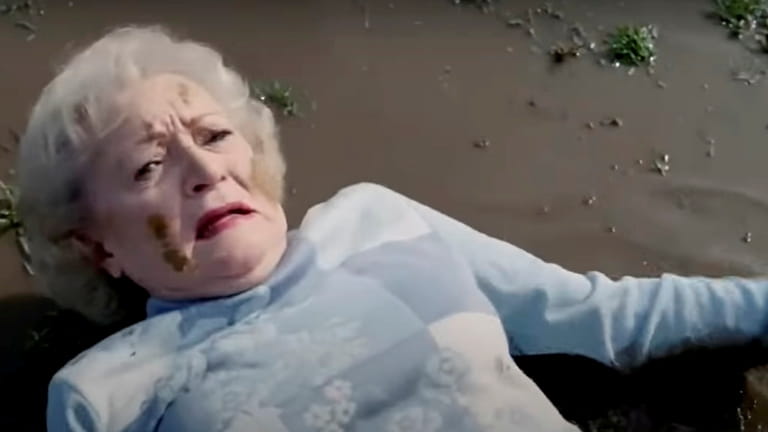 Betty White in Snickers Super Bowl commercial (2010).
