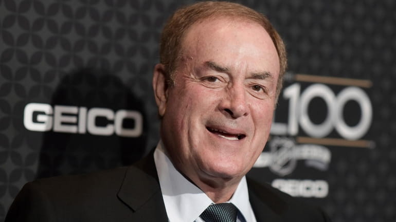 NBC Sunday Night Football announcer Al Michaels arrives at the...