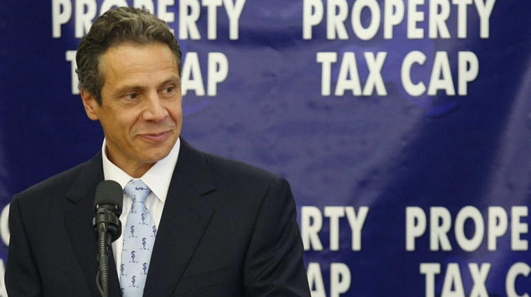 Andrew M. Cuomo, then attorney general, campaigns for the property...