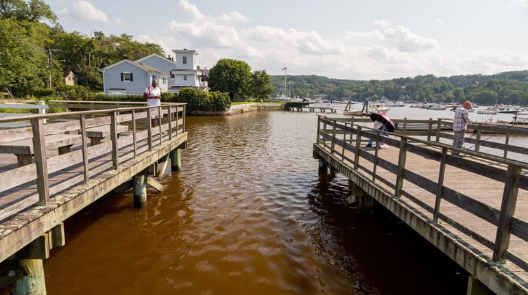 The inner waters of Cold Spring Harbor are seen on Wednesday.