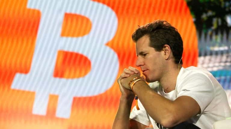 Cameron Winklevoss, co-founder of crypto exchange Gemini Trust Co., attends...