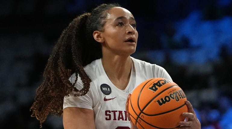 Stanford's Haley Jones against the Utah Utes during the championship...