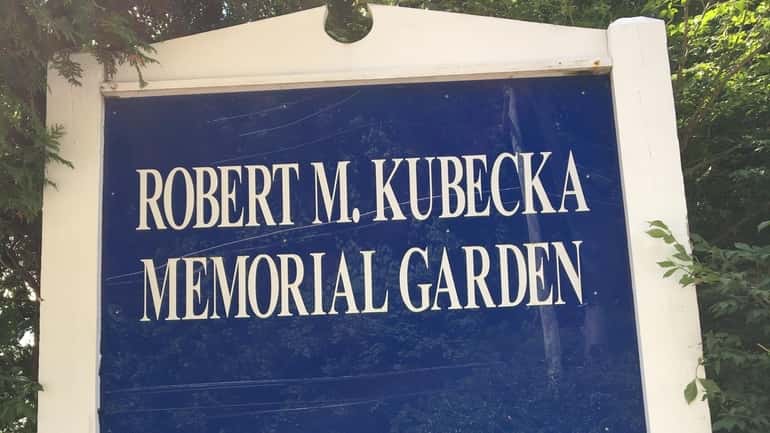 The Robert M. Kubecka Memorial Garden in Greenlawn, where Town of Huntington residents...