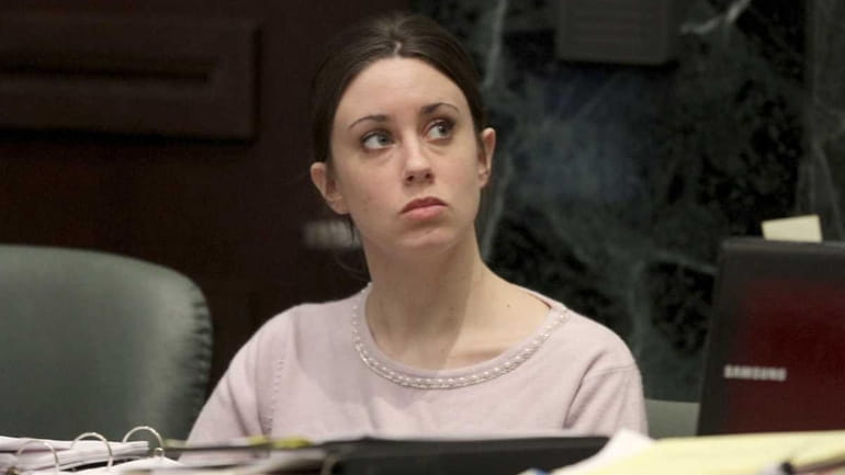 Casey Anthony appears in court before the start of day...
