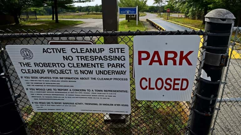 Roberto Clemente Park in Brentwood in 2015. The park was...