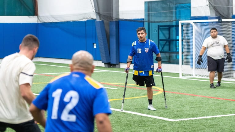 Carlos Ayala, of Amityville, has played soccer for 23 years,...