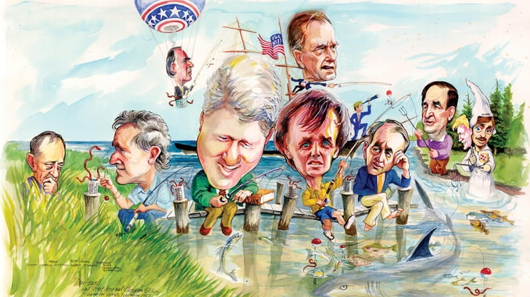 Van Howell's drawing of presidential candidates appeared in a 1992...