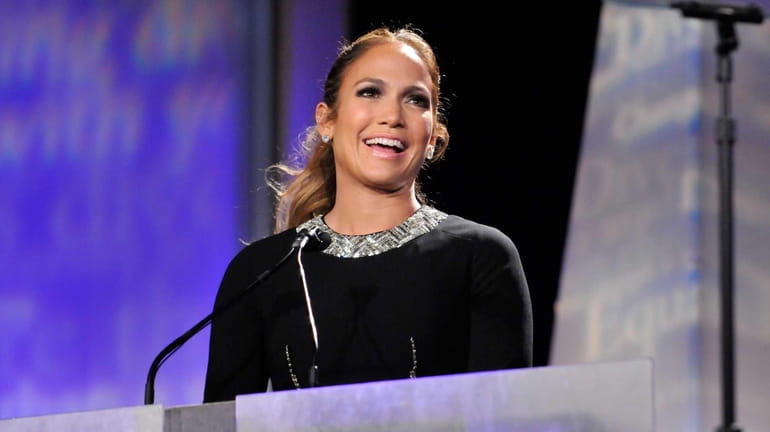 Jennifer Lopez speaks at the 29th Annual Walter Kaitz Foundation...