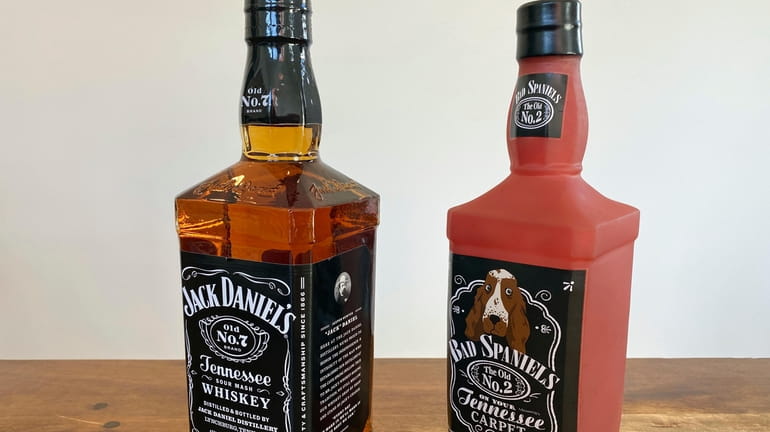 A bottle of Jack Daniel's Tennessee Whiskey is displayed next...