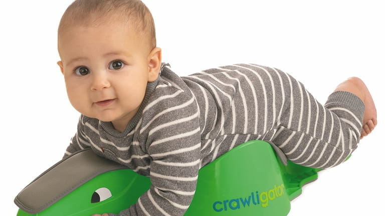 The Kiddy Crawler, for ages 4 months and older, $73.49...